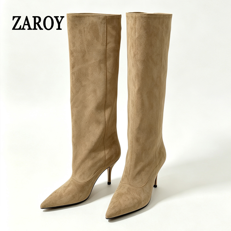 Waterproof Winter Boot - ZAROY Knee High Women Boots Winter