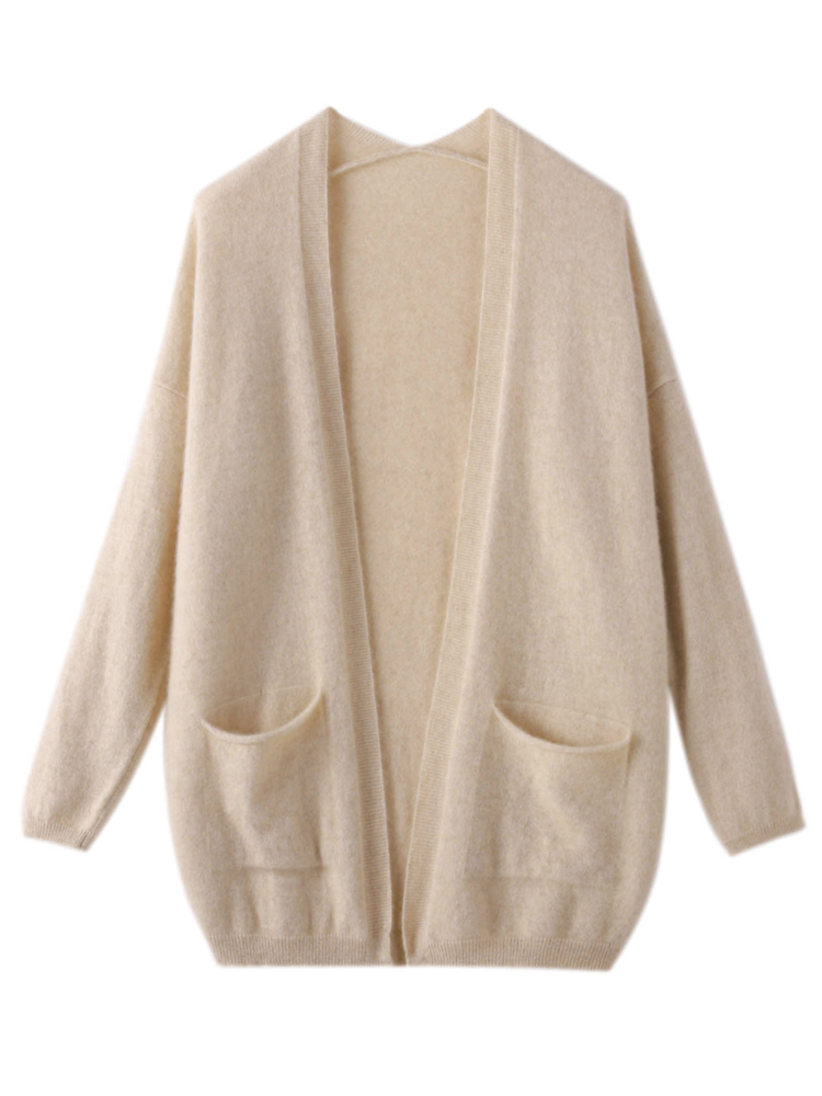 Wool Coat Peacoat - Spring Autumn New Women Cardigan Sweater