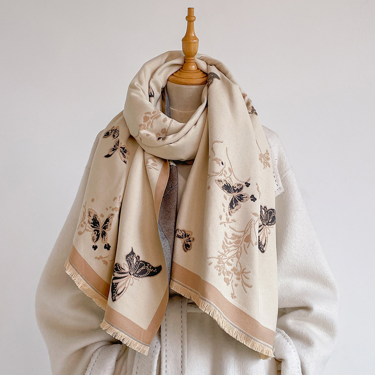 Women Imitation Cashmere Scarf - Shawl Wrap Winter review and price