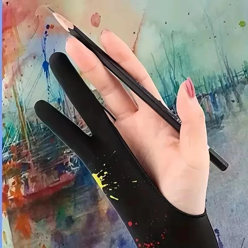 Two-Fingers Anti-touch Paintin - Touch Screen Gloves review and price