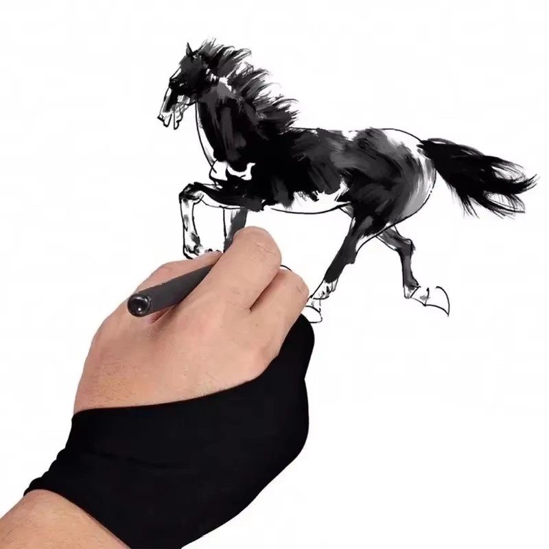Two-Fingers Anti-touch Paintin - Touch Screen Gloves review and price