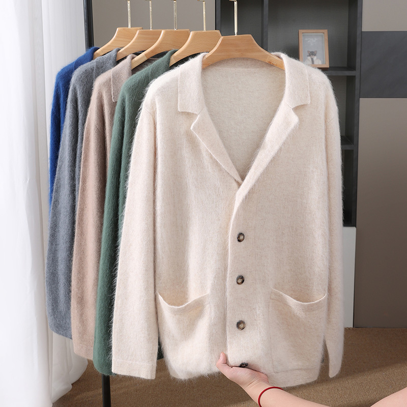 New Mink Wool Cardigan Men's P - Wool Coat Peacoat review and price