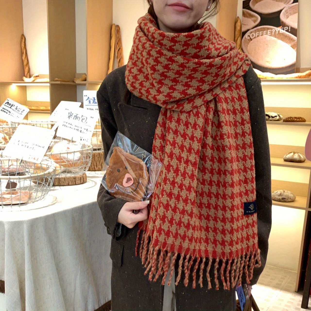 FANGSIGE Exquisite Hundred Tow - Wool Scarf Men review and price