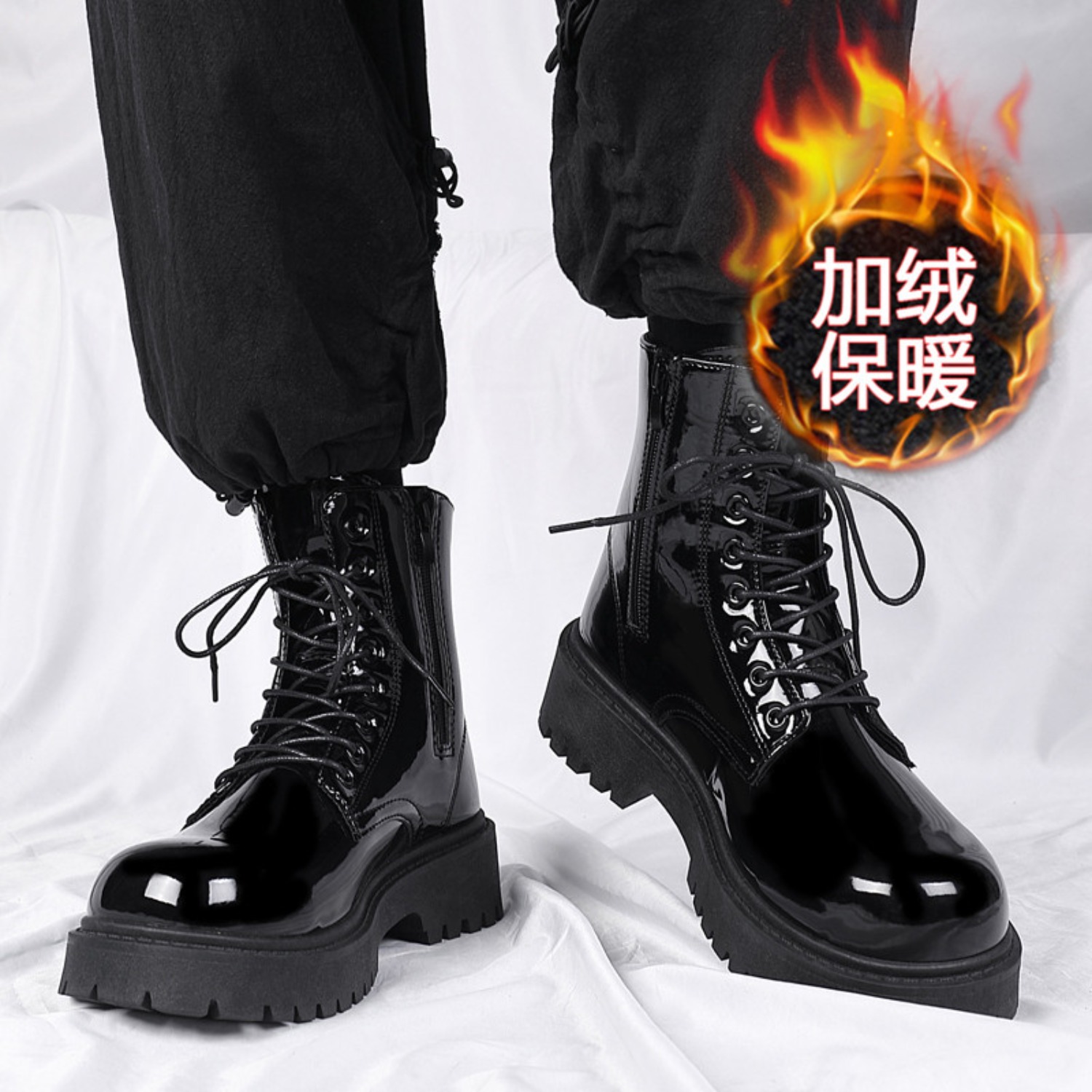 Men's warm plush high-top boot - Waterproof Winter Boot review and price
