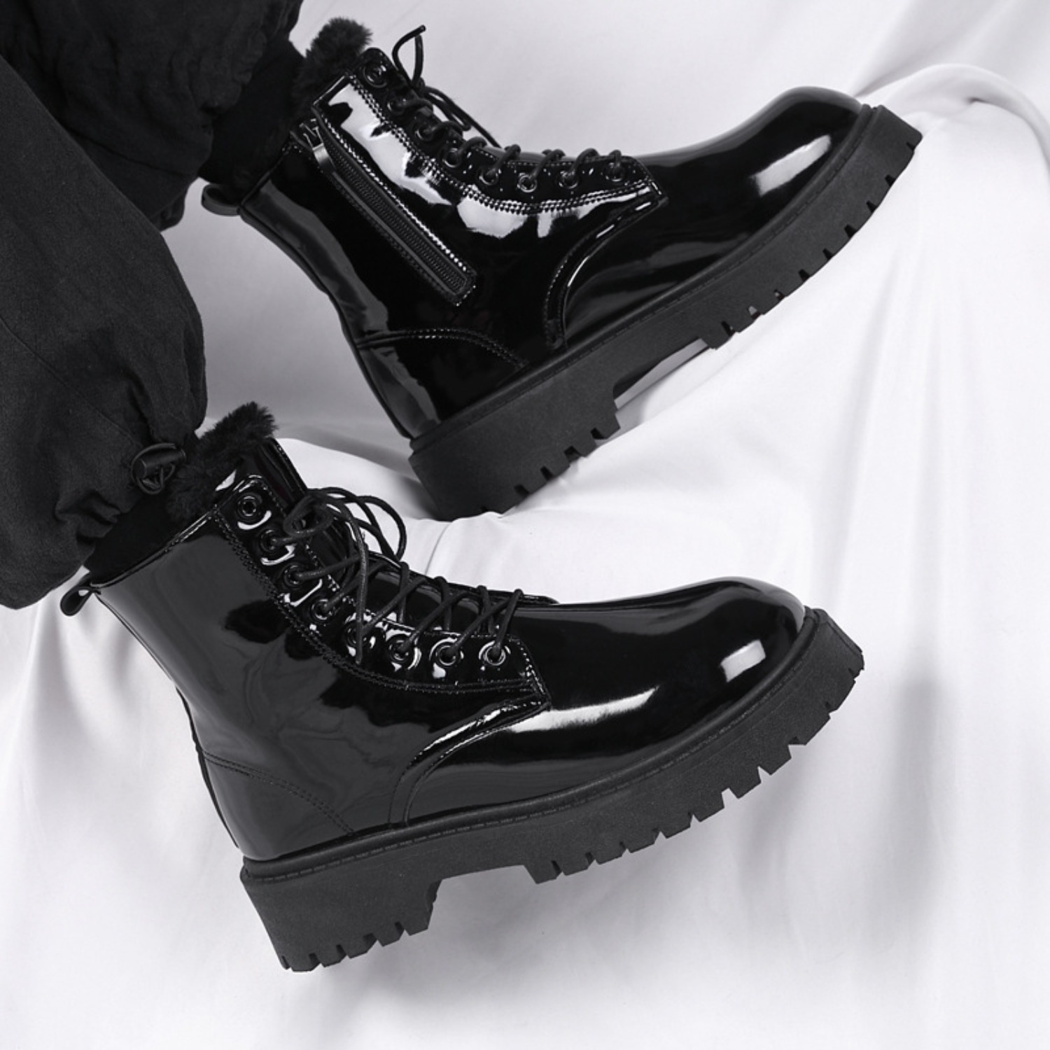 Men's warm plush high-top boot - Waterproof Winter Boot review and price