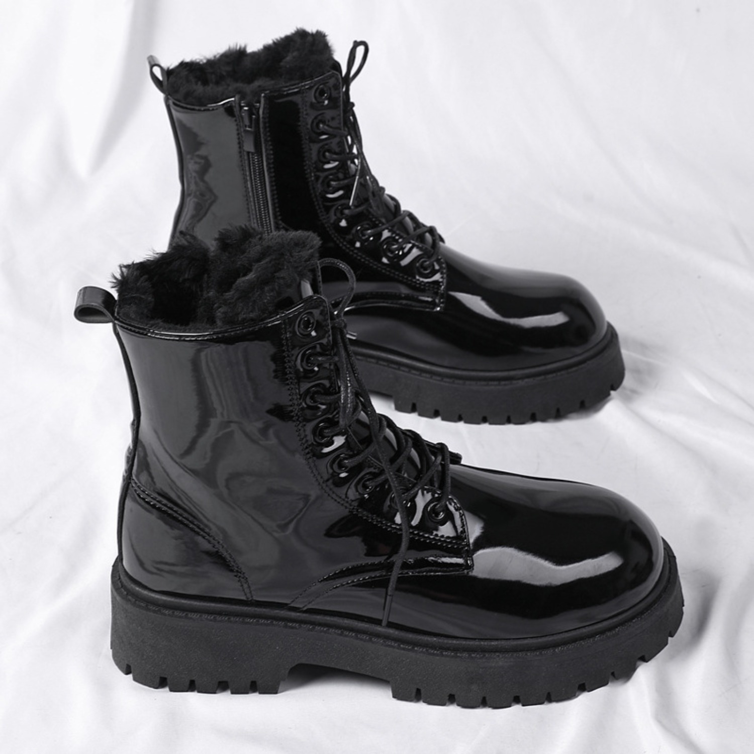 Men's warm plush high-top boot - Waterproof Winter Boot review and price