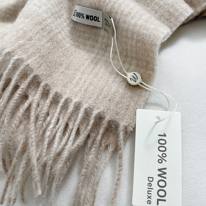 Winter Warm 100% Pure Wool Sca - Wool Scarf Men review and price
