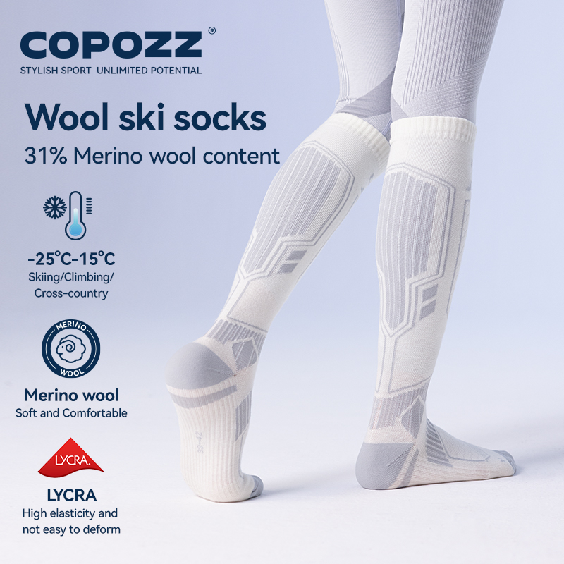COPOZZ New Winter Ski Socks Me - Thermal Sock Wool review and price