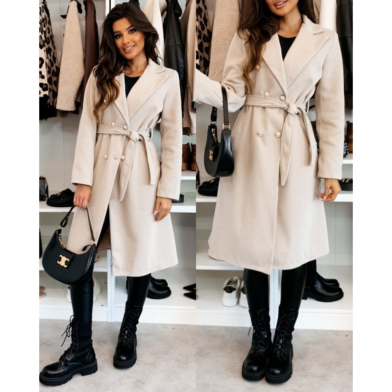 Women's Woolen Coat Autumn Win - Wool Coat Peacoat review and price