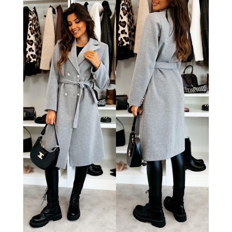 Women's Woolen Coat Autumn Win - Wool Coat Peacoat review and price