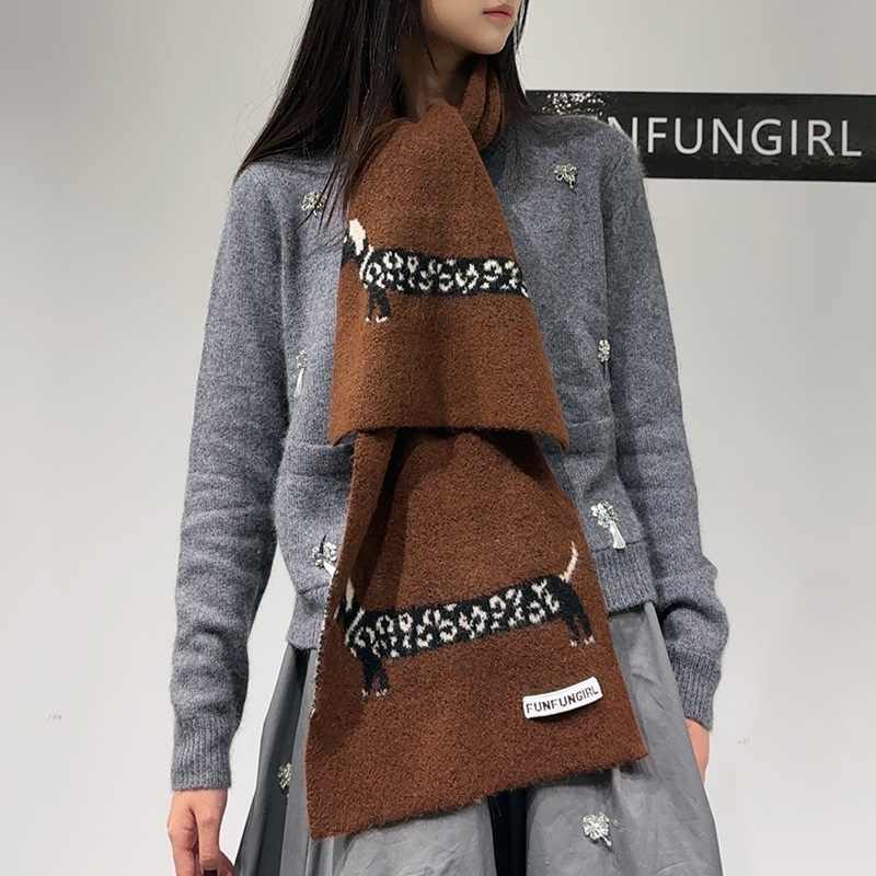 Korean Version Wool Blend Pupp - Wool Scarf Men review and price