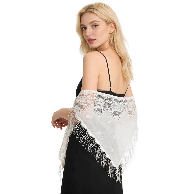 Tassel Fringe Bridal Wrap Tria - Shawl Wrap Winter review and price