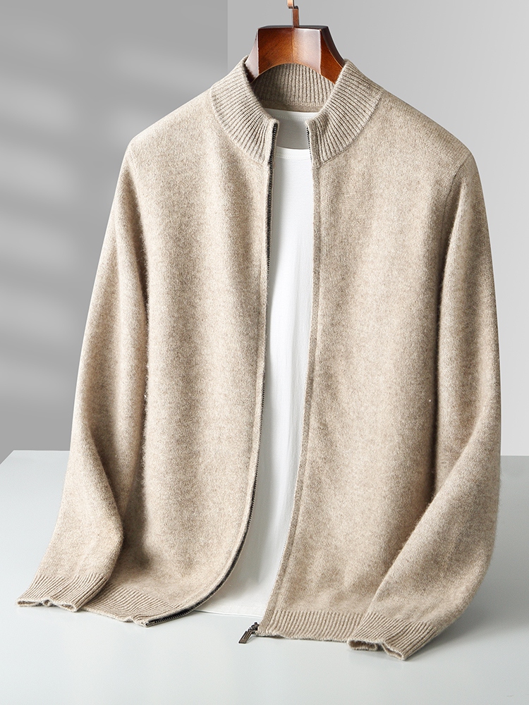 100% Merino Wool Men's Knitwea - Wool Coat Peacoat review and price