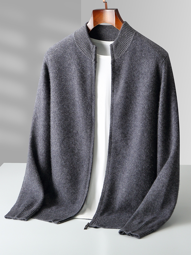 100% Merino Wool Men's Knitwea - Wool Coat Peacoat review and price