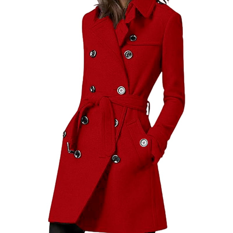 Women's Trench Coat Wool Blend - Wool Coat Peacoat review and price