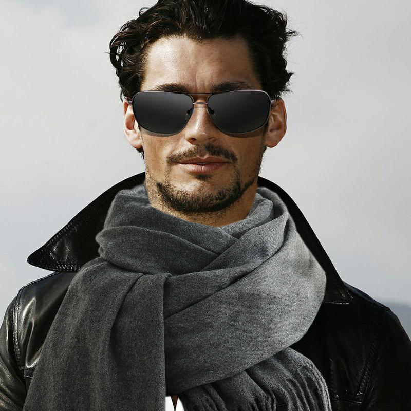 Fashion Scarf Man Winter Warm  - Wool Scarf Men review and price