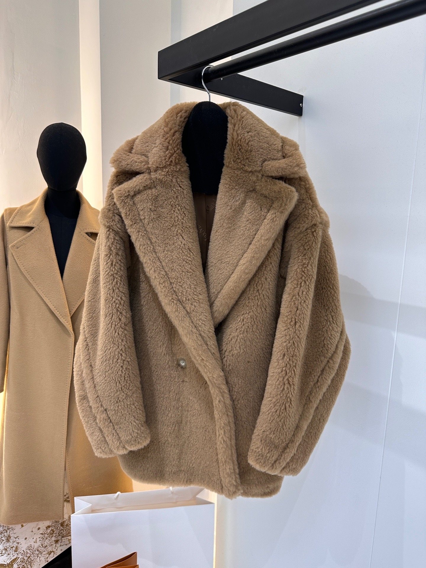 Max Short Teddy Bear Coat 62%  - Wool Coat Peacoat review and price