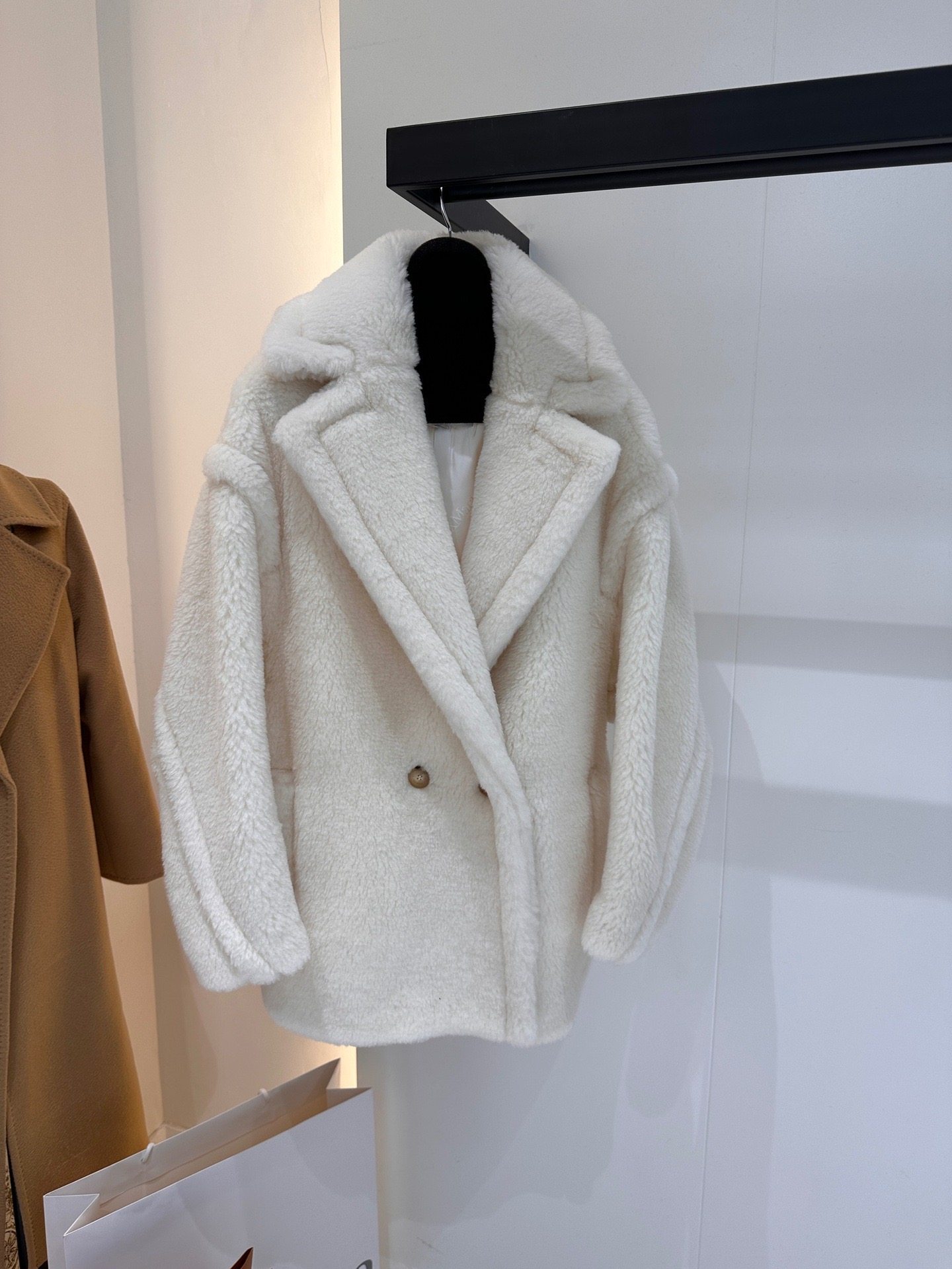 Max Short Teddy Bear Coat 62%  - Wool Coat Peacoat review and price