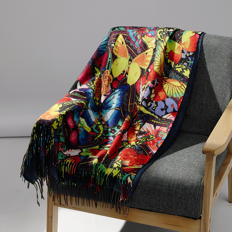 Luxury Brand Oil Painting Cash - Shawl Wrap Winter review and price