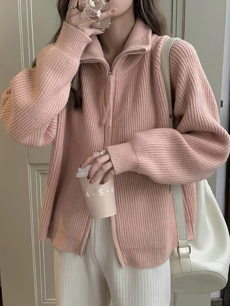 Autumn Winter Woman Fashion Kn - Wool Coat Peacoat review and price