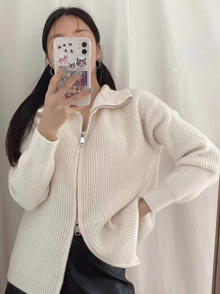 Autumn Winter Woman Fashion Kn - Wool Coat Peacoat review and price